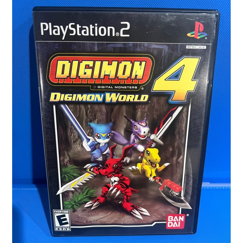 Digimon World 4 PS2 PlayStation 2 Bandai SLUS-20836 Action RPG CIB NTSC U/C
